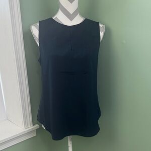 Banana Republic Navy Sleeveless Blouse